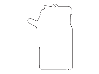 Car air freshener mixed shape customized, dimensions: H: 77.596mm, L: 112.444mm.