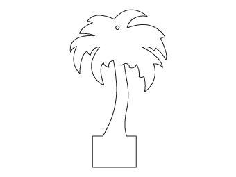 Car air freshener plant shape customized, dimensions: H: 67.362mm, L: 110.237mm.